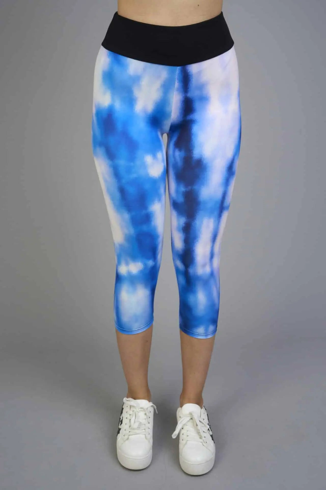 Dámské mléčné hedvábné capri legíny – 315
