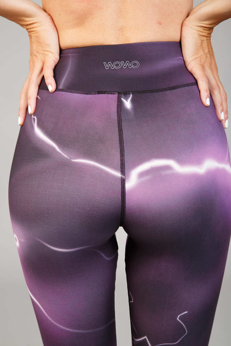Dámské mléčné hedvábné capri legíny – 329