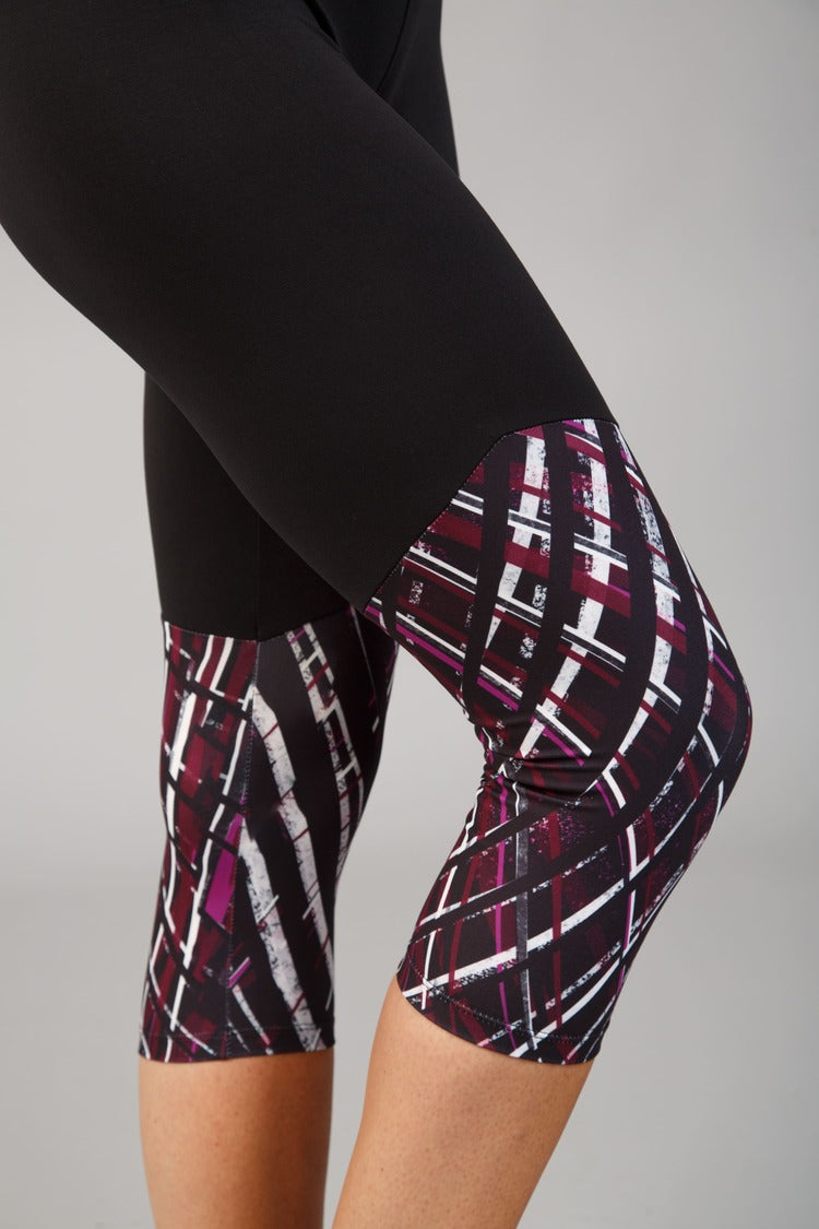 Dámské mléčné hedvábné capri legíny – 332